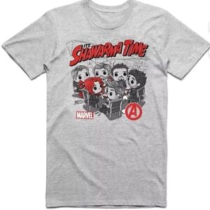 Marvel Gray Shawarma Time Funko Graphic Tshirt - New - XL